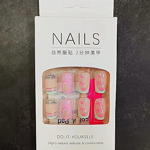 Stylish Blue Acrylic Nail Designs 20 Piece Set for Trendy Nail Art - Image 6