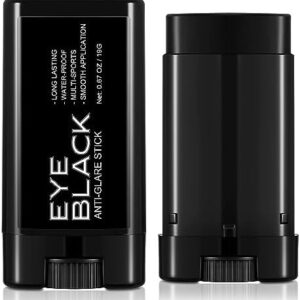 Blue and black eyeshadow for dramatic eye makeup.