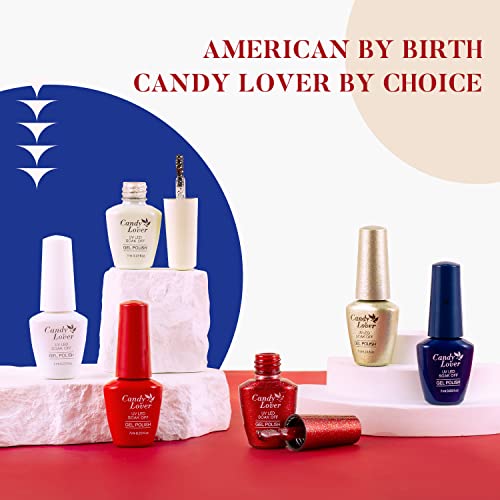 2-Pack Blue and Red Long-Lasting Nail Polish Set, 15ml Bottles - Image 7