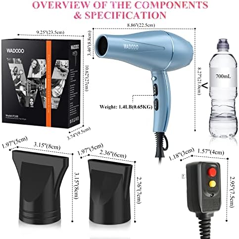 Blue Bird Ionic Hair Dryer for Fast, Frizz-Free Styling - Image 8