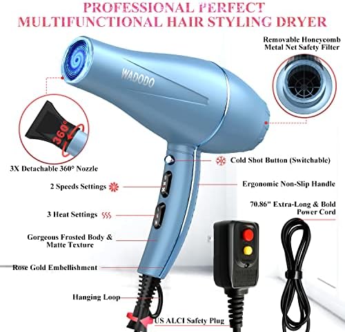 Blue Bird Ionic Hair Dryer for Fast, Frizz-Free Styling - Image 3
