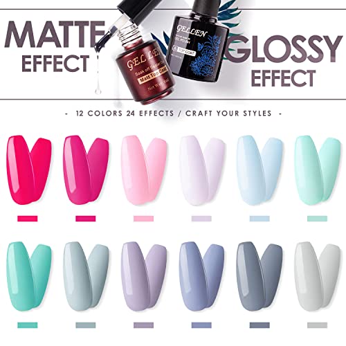 Blue Black Gel Nail Polish - Image 4