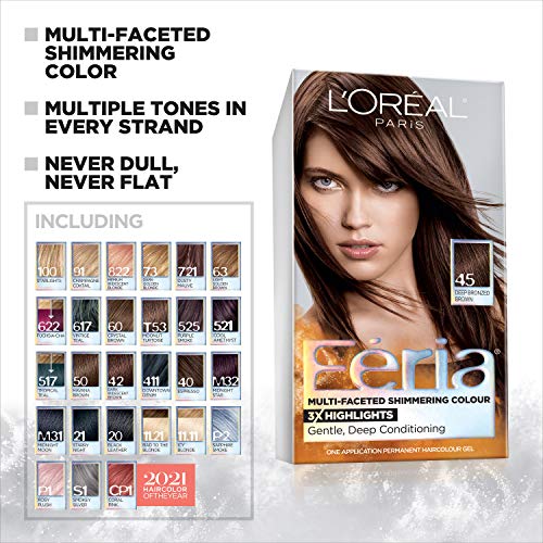 Blue black hair color with argan oil. - Image 2