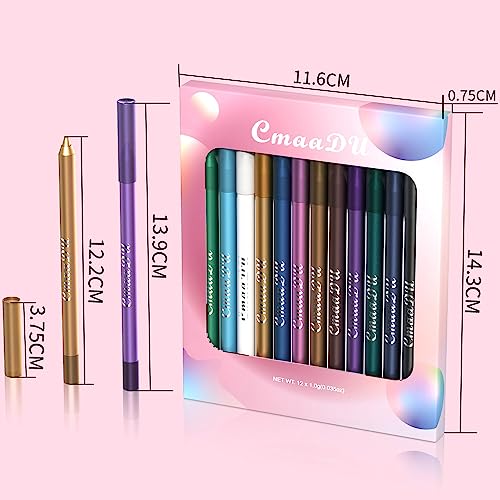 Blue Eyeliner Pencil for Brighter and Whiter Eyes, 0.12 oz - Image 6