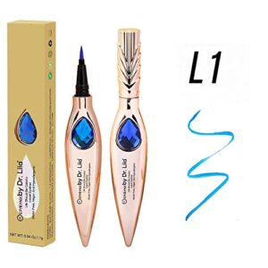 Blue Eyeliner Tips for Dark Skin