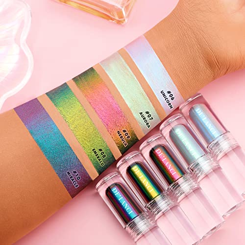 Deep Blue Eyeshadow for Dark Skin Tones - Long-Lasting, Highly Pigmented, 4g - Image 2