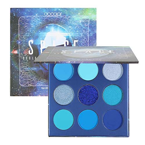 12-Shade Vibrant Blue Eyeshadow Palette for Stunning Eye Looks