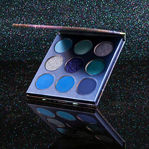 12-Shade Vibrant Blue Eyeshadow Palette for Stunning Eye Looks - Image 6