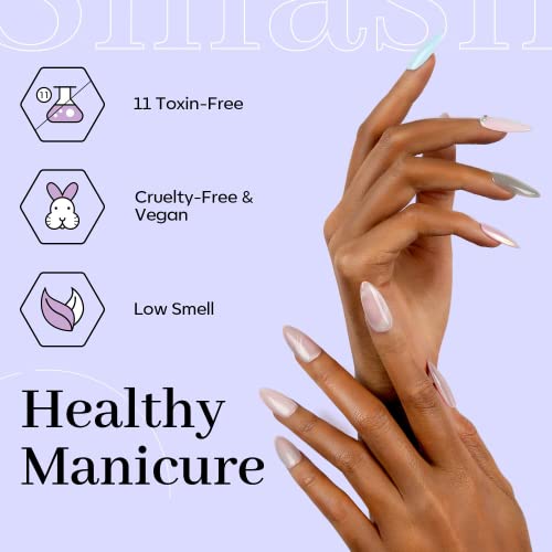 Blue Glitter Gel Nail Polish. - Image 9