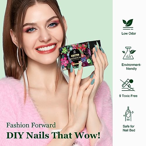 Vibrant Blue-Green Nail Polish 15ml Bottle for a Bold, Bright Look - Image 5