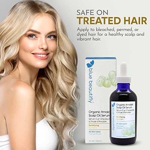 Color Protecting Blue Hair Serum for Shine and Vibrant Healthy Hair 100ml - Image 5