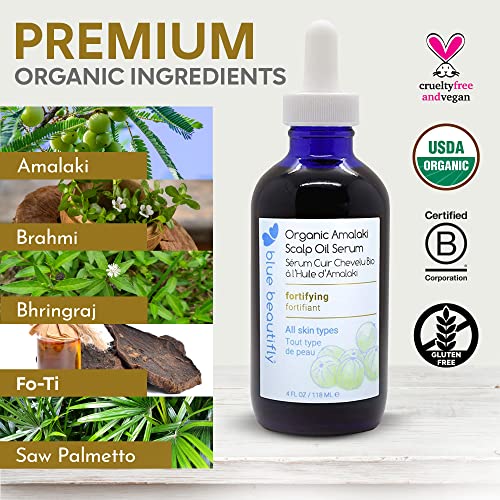 Color Protecting Blue Hair Serum for Shine and Vibrant Healthy Hair 100ml - Image 2