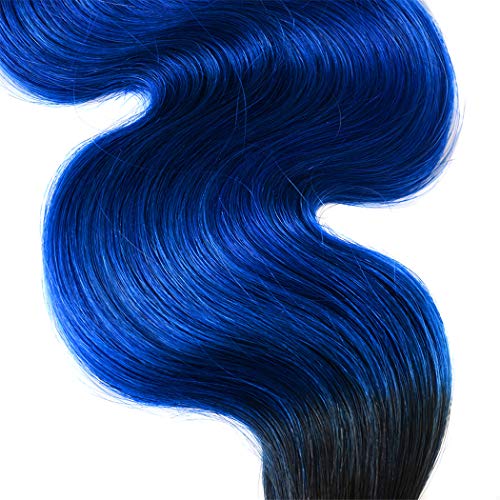 Premium Blue Human Hair Bundles Extensions 100g Each for Full Look - Image 7