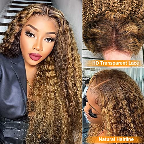 Blue Ombre 13x6 Lace Front Human Hair Wig, Glueless, Adjustable Straps, Natural Look - Image 3