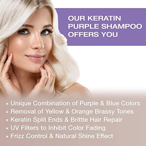 Blue Shimmer Argan Oil Shampoo 12 oz for Soft and Nourished Hair - Image 4