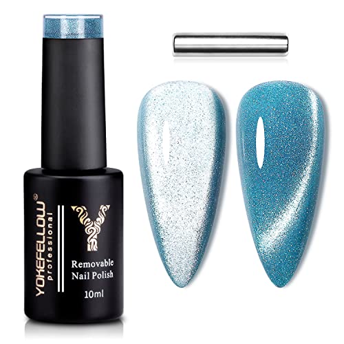 Blue UV Gel Nail Polish, 15ml, for Long-Lasting Shine and Durability