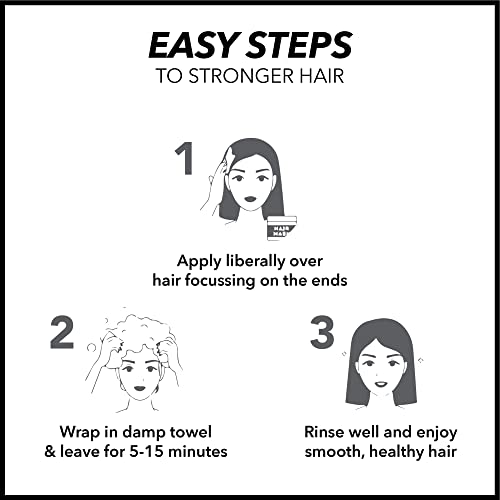 Nourishing Blueberry Hair Mask for Hydrated, Repaired Hair - 8 oz - Image 7