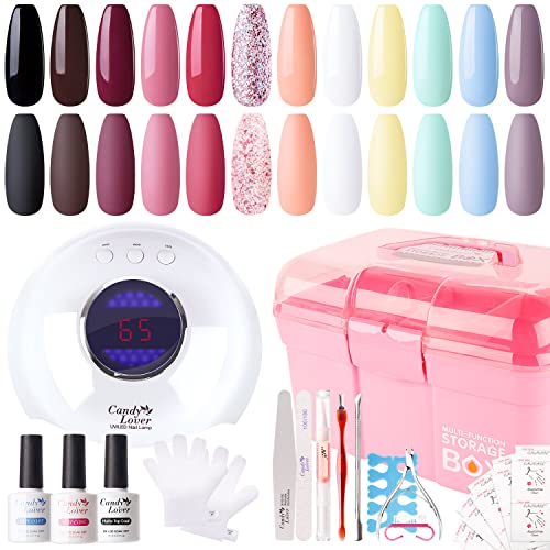 Bluesky 12ml Gel Nail Kit Beginner Complete Starter Set with Essential Tools