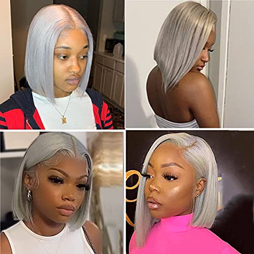 Short Blunt Bob Wig 100% Human Hair for Women Natural Look - Image 2