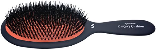 9 Inch Boar Bristle and Nylon Blend Hair Brush for Smooth Styling and Detangling - Image 2