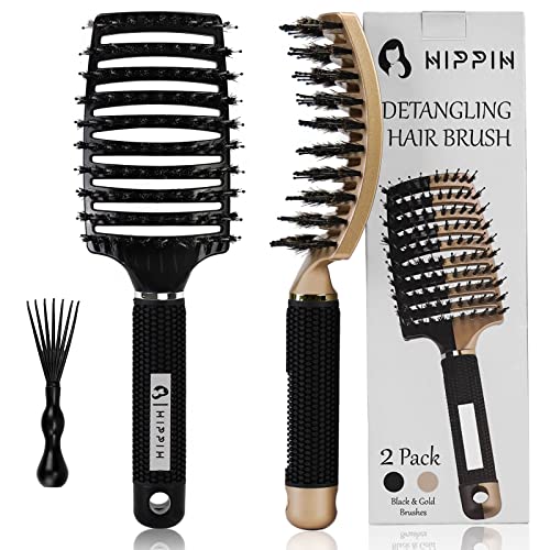Boar Bristle Hair Brush