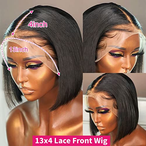 Short Bob Lace Human Hair Wig Natural Look for Everyday Wear - Image 2