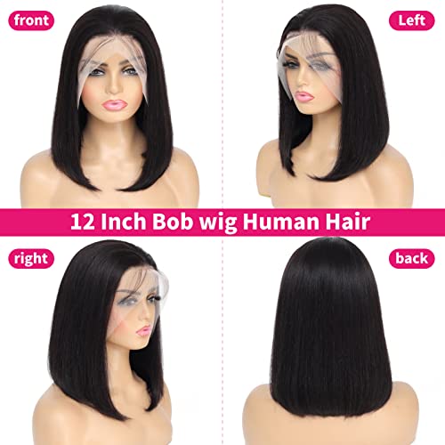 Short Bob Lace Human Hair Wig Natural Look for Everyday Wear - Image 7