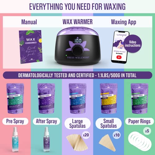 Easy Hair Removal Waxing Kit for Smooth Skin with Aftercare – Full Body Use - Image 3