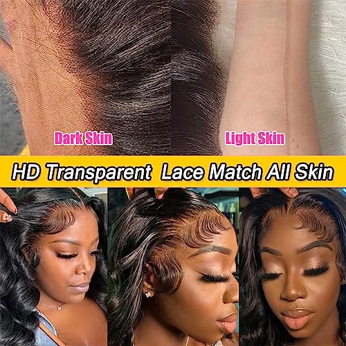 13x4 Lace Front Body Wave Human Hair Wig Natural Comfortable Fit - Image 8