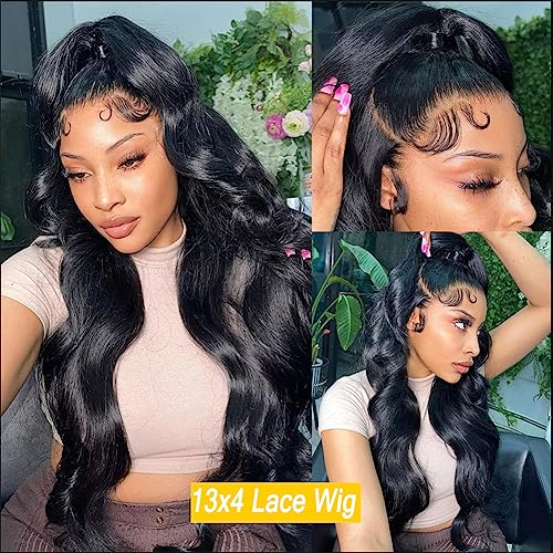 13x4 Lace Front Body Wave Human Hair Wig Natural Comfortable Fit - Image 7