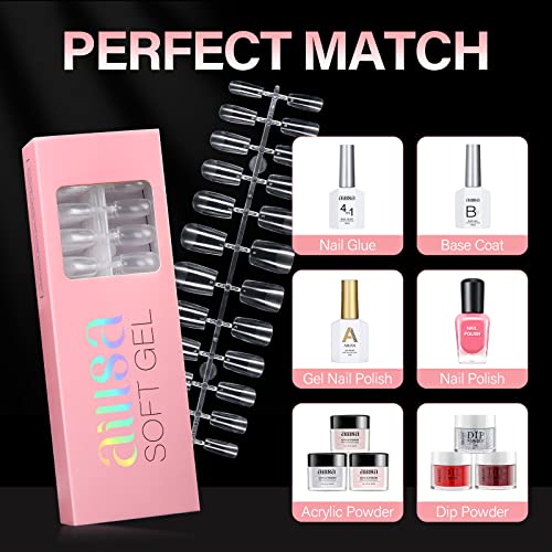 Box-Shaped Acrylic Nails for Trendy Nail Designs, 24 Pieces, Easy to Apply - Image 7