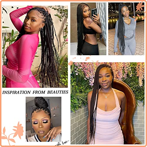13x4 Lace Front Braided Wig 100% Human Hair Natural Look Comfortable - Image 6