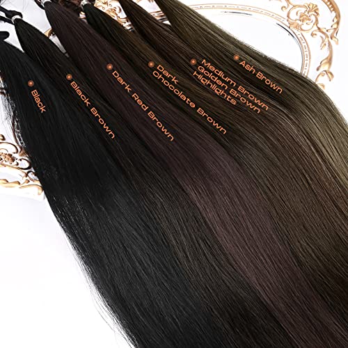 100% Human Hair Braided Ponytail Extension, Medium Length, Natural Look - Image 6