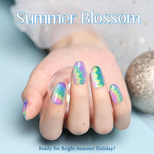 Trendy Baddie 24 Piece Set Durable Bright Acrylic Nails - Image 5