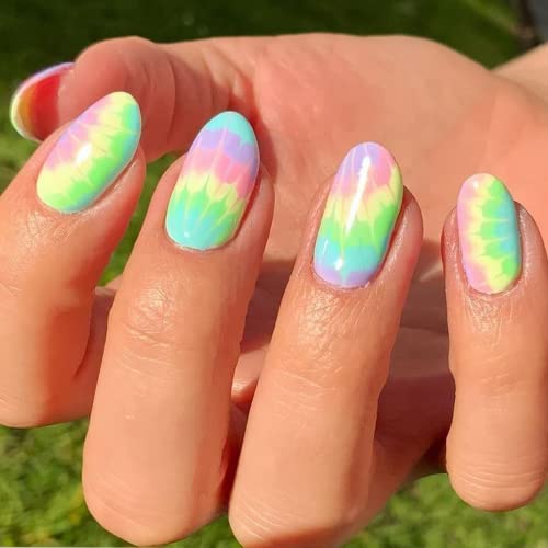 Trendy Baddie 24 Piece Set Durable Bright Acrylic Nails - Image 3