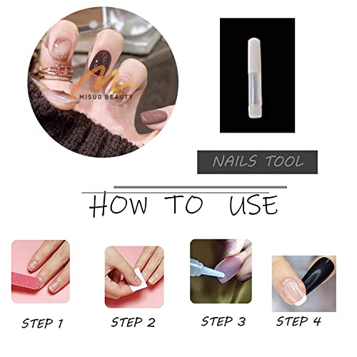 Brown Acrylic Nail Art Designs 24 Piece Set for Elegant and Trendy Nails - Image 6