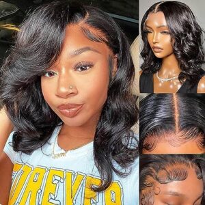 Budget-friendly full lace human hair wig.
