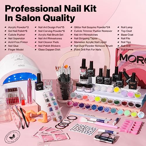 500 Piece Bulk Acrylic Nails Set for Nail Art and Extensions - Image 2