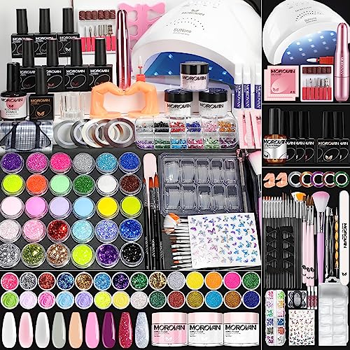 500 Piece Bulk Acrylic Nails Set for Nail Art and Extensions