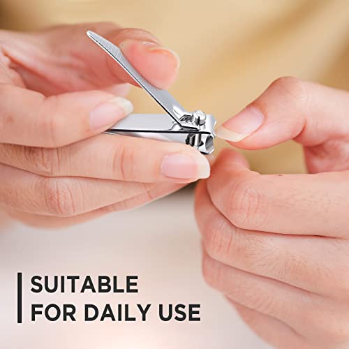 Bulk Pack Stainless Steel Finger Nail Clippers - Pack of 50 - Image 3