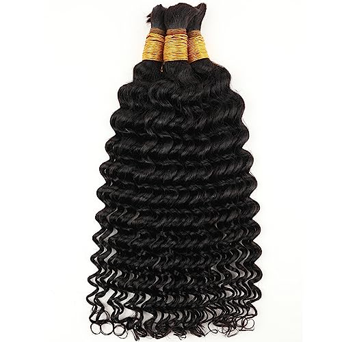 Bulk Human Hair for Braiding 100g Natural Color Soft Tangle-Free - Image 2