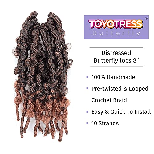 Butterfly Locs Crochet with Human Hair - Image 3
