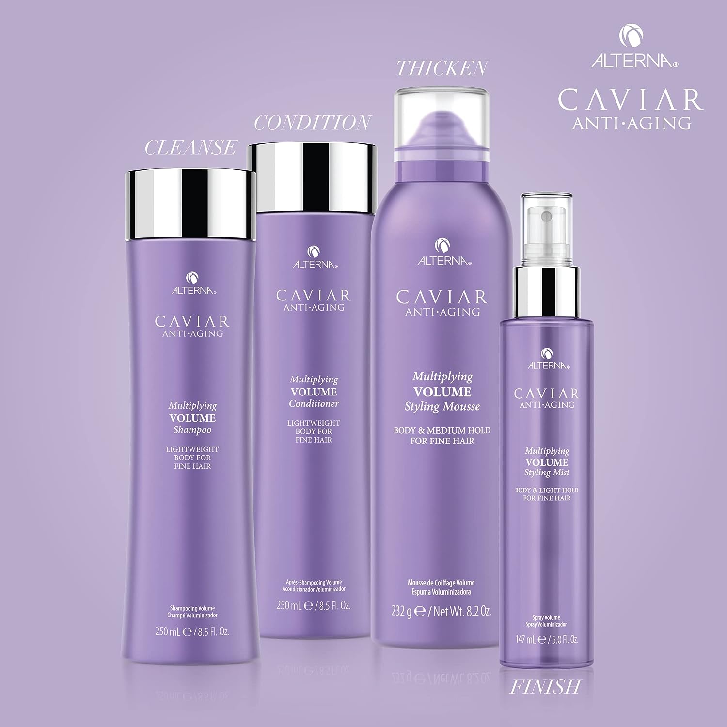 Caviar Anti Aging Densifying Shampoo 8.5 oz for Thicker Fuller Hair - Image 3