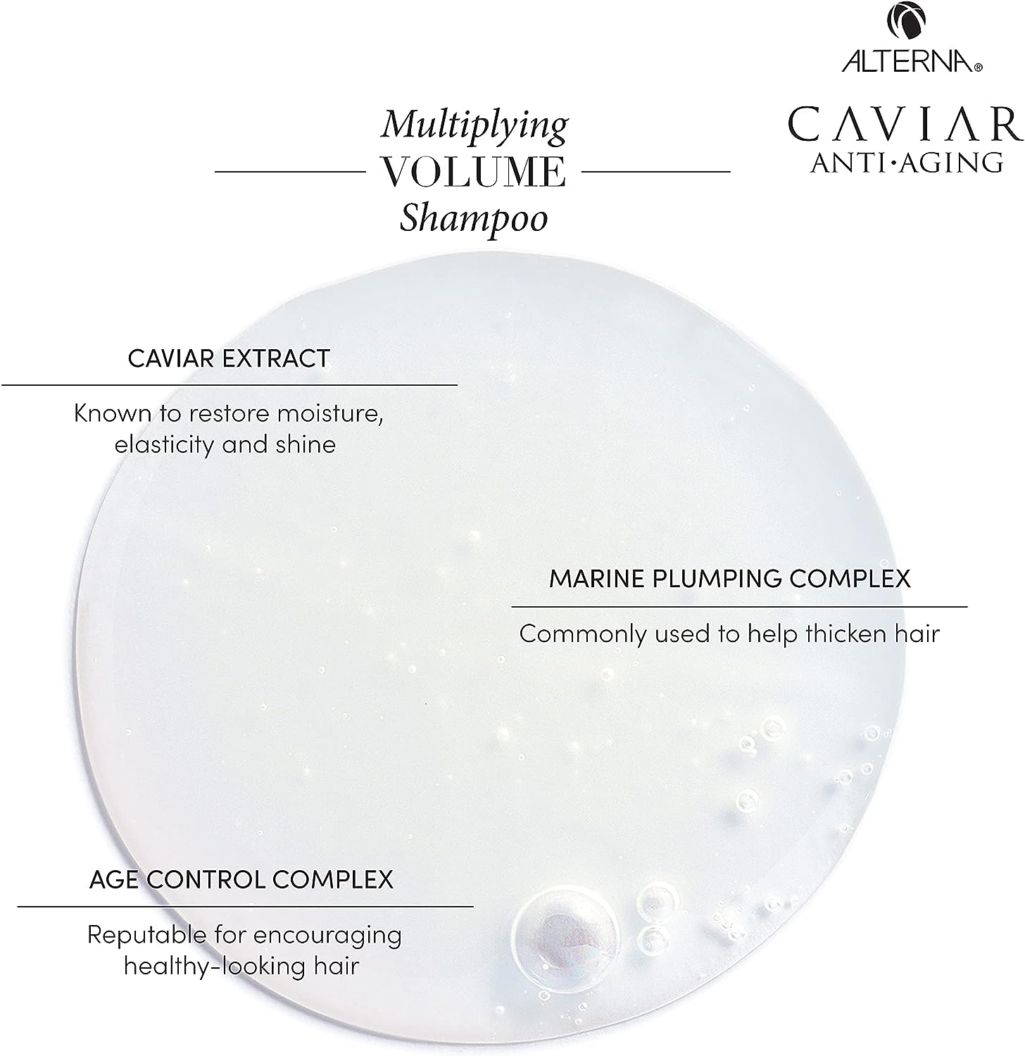 Caviar Anti Aging Densifying Shampoo 8.5 oz for Thicker Fuller Hair - Image 5
