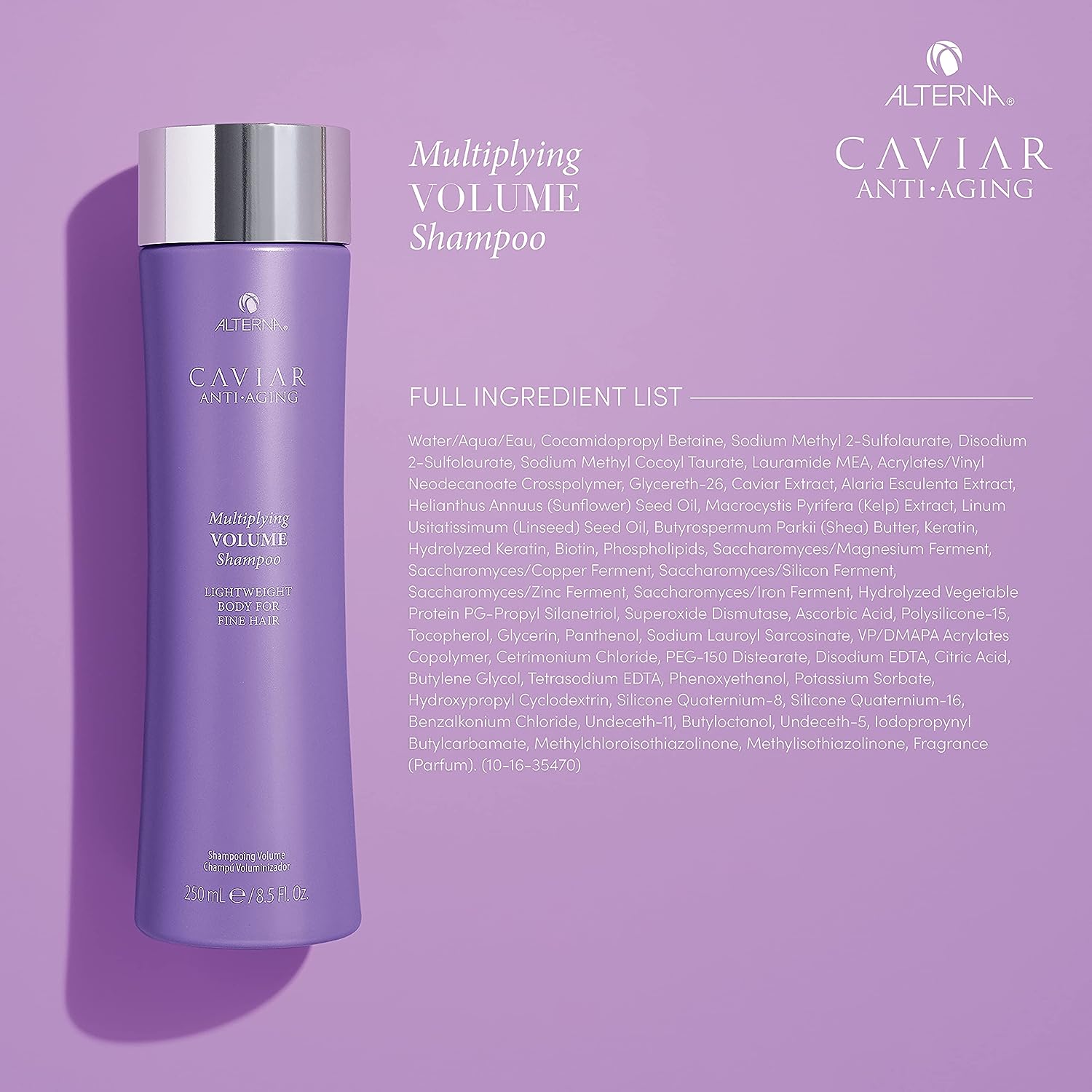 Caviar Anti Aging Densifying Shampoo 8.5 oz for Thicker Fuller Hair - Image 4