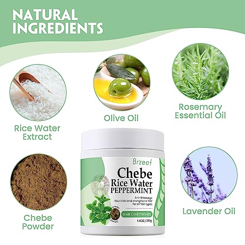 Roselle Naturals 8 oz Chebe Leave-In Conditioner for Intense Hair Moisture and Strength - Image 2