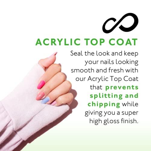 Clear Acrylic Nail Polish 15ml Long-Lasting High-Gloss Finish for Perfect Nails - Image 2