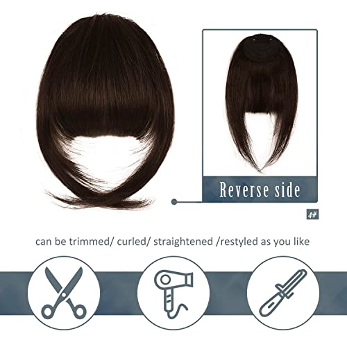 Clip-On Human Hair Fringe - Image 4