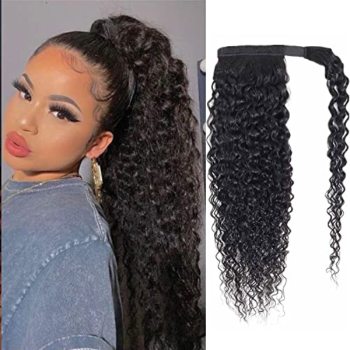 Clip-In Human Hair Ponytail Extension for Instant Volume and Length