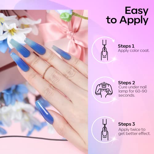Color-changing gel nail polish for trendy nail looks. - Image 7